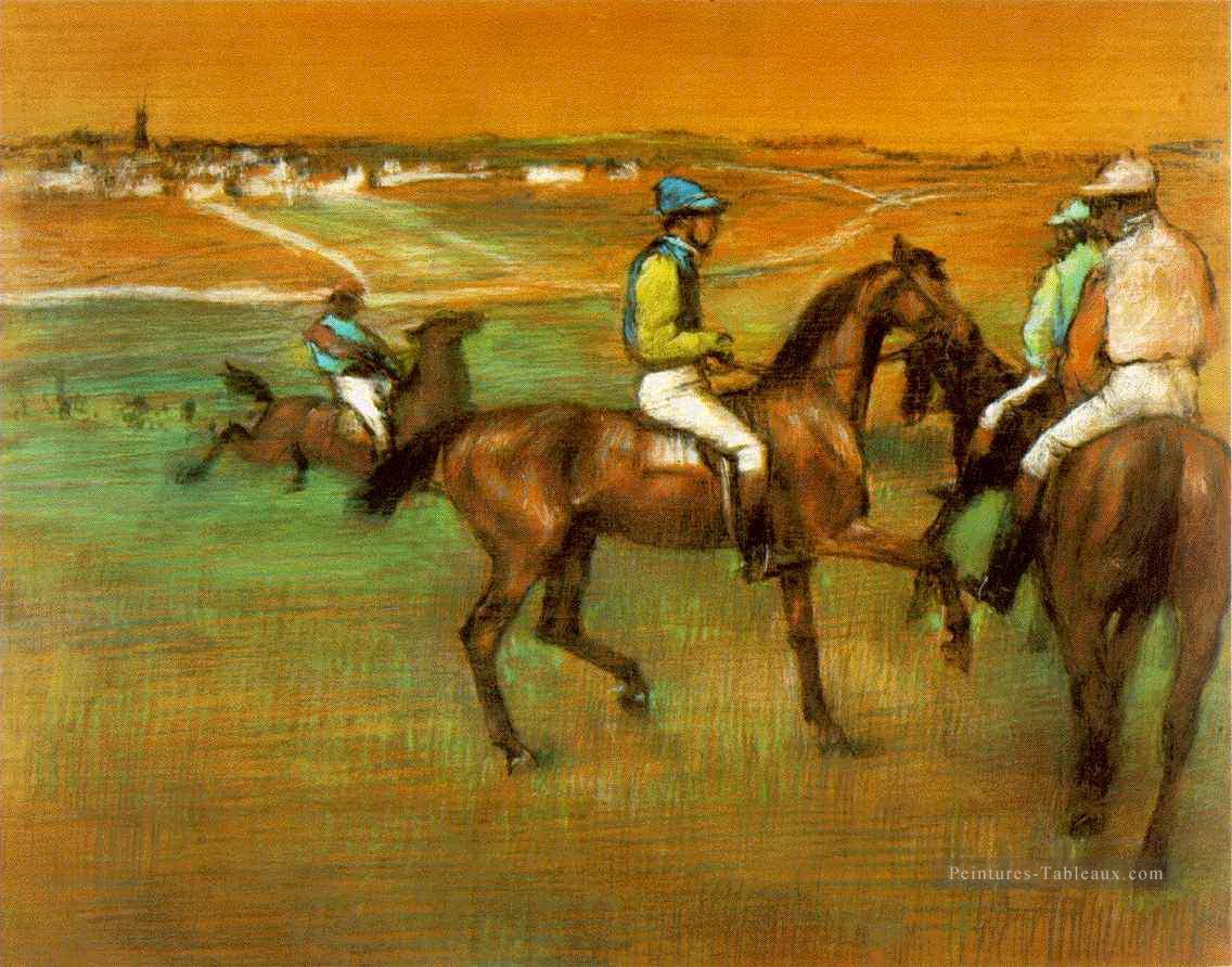 chevaux de course 1888 Edgar Degas Peintures à l'huile